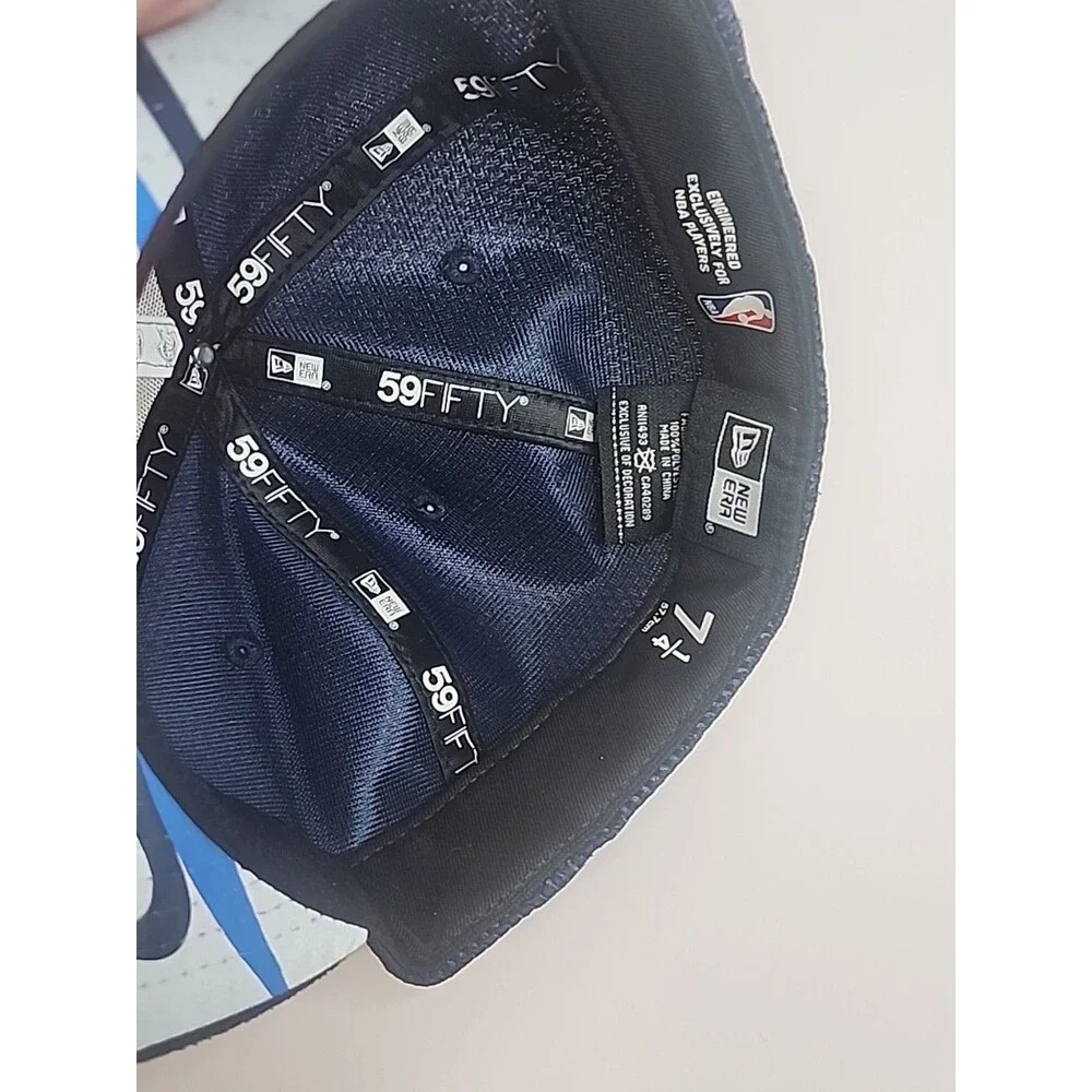 Oklahoma City Thunder New Era 59Fifty Hat Cap Blue 7 1/4 NBA Basketball